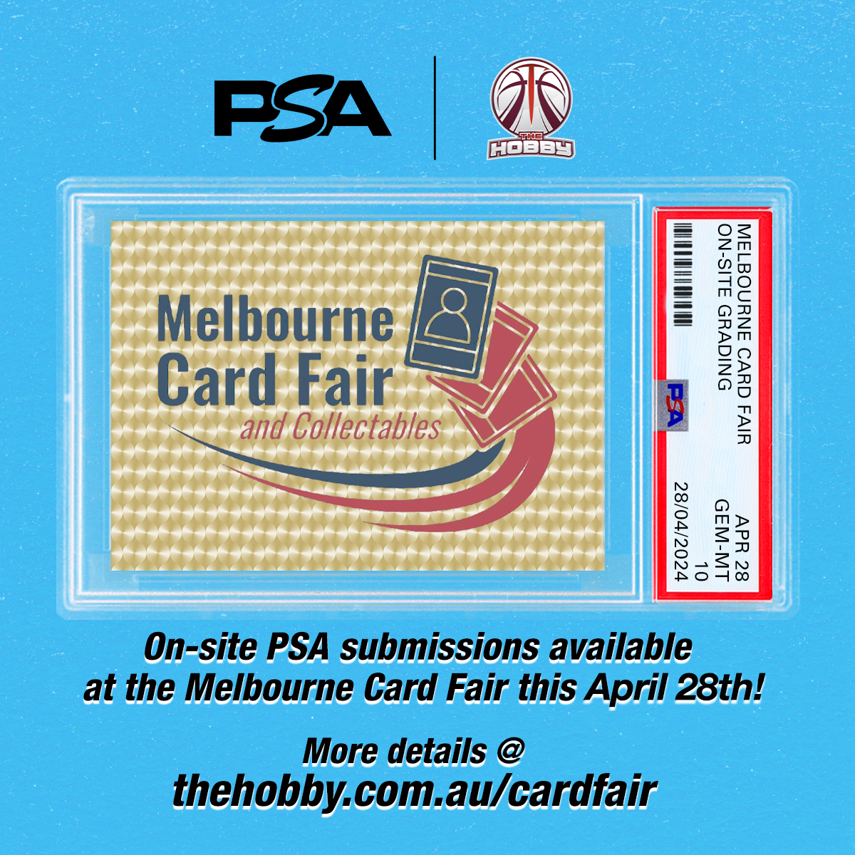 PSA Grading Submissions at the Melbourne Card Fair - 28th April 2024
