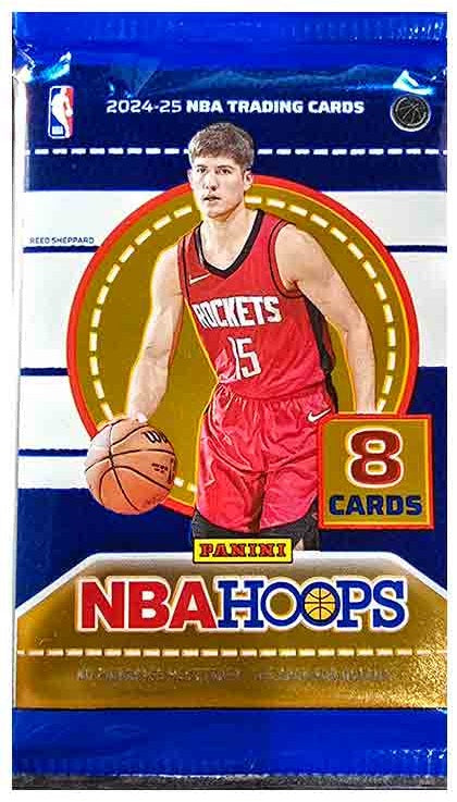 2024-25 Panini NBA Hoops Basketball Hobby Pack