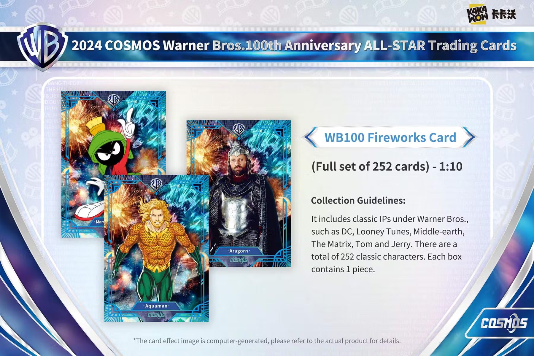 Kakawow Cosmos Warner Brothers 100th Anniversary Trading Cards Hobby Box