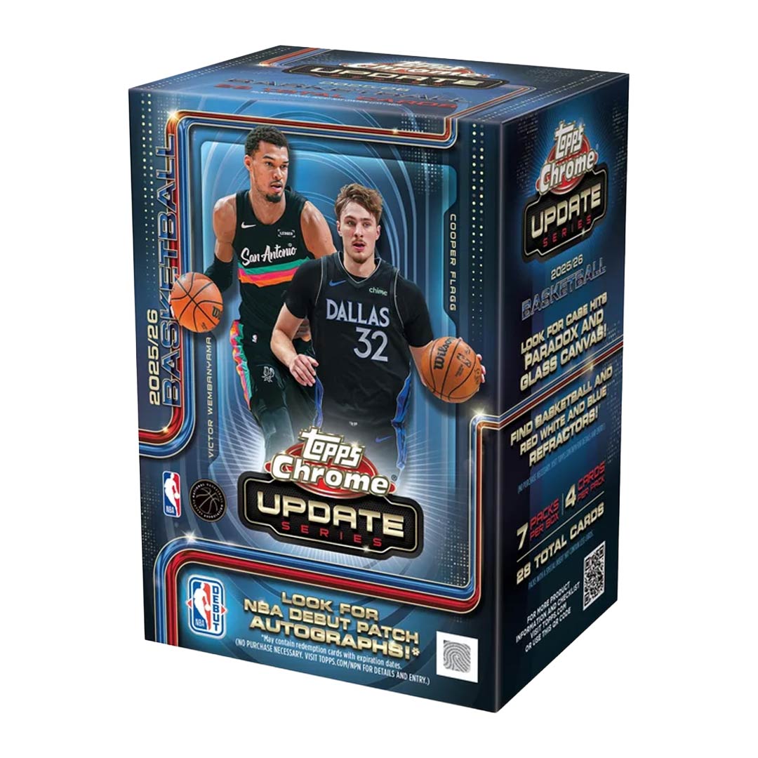 2025-26 Topps Chrome Update Series Basketball Blaster Box