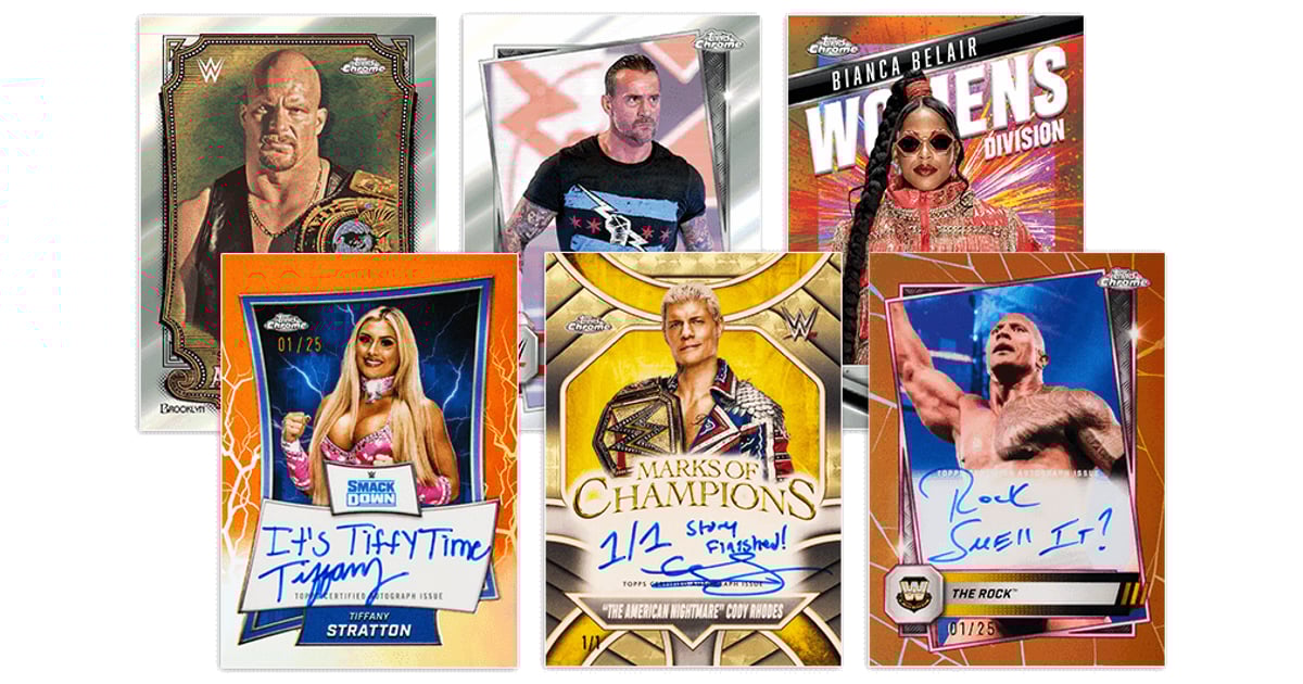 2025 Topps Chrome WWE Mega 4 Box Break - Break #00002