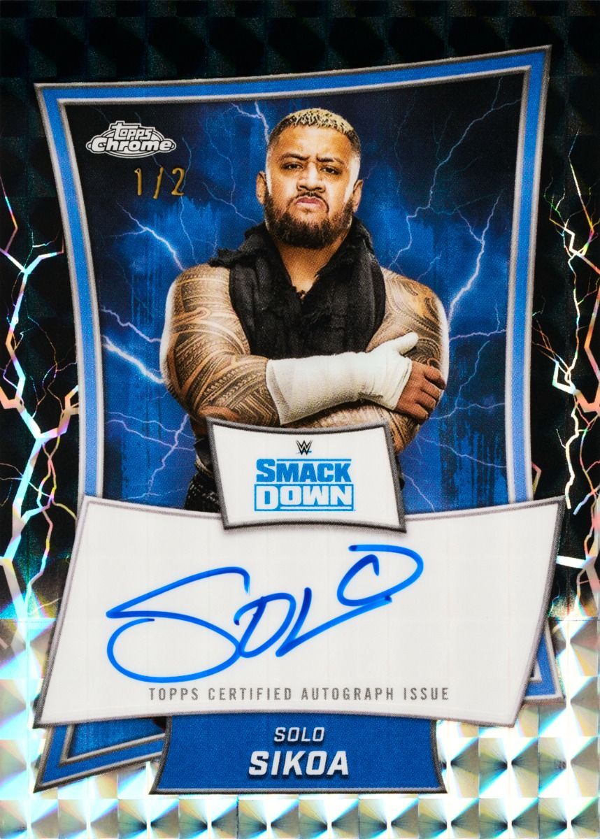 2025 Topps Chrome WWE Mega Box