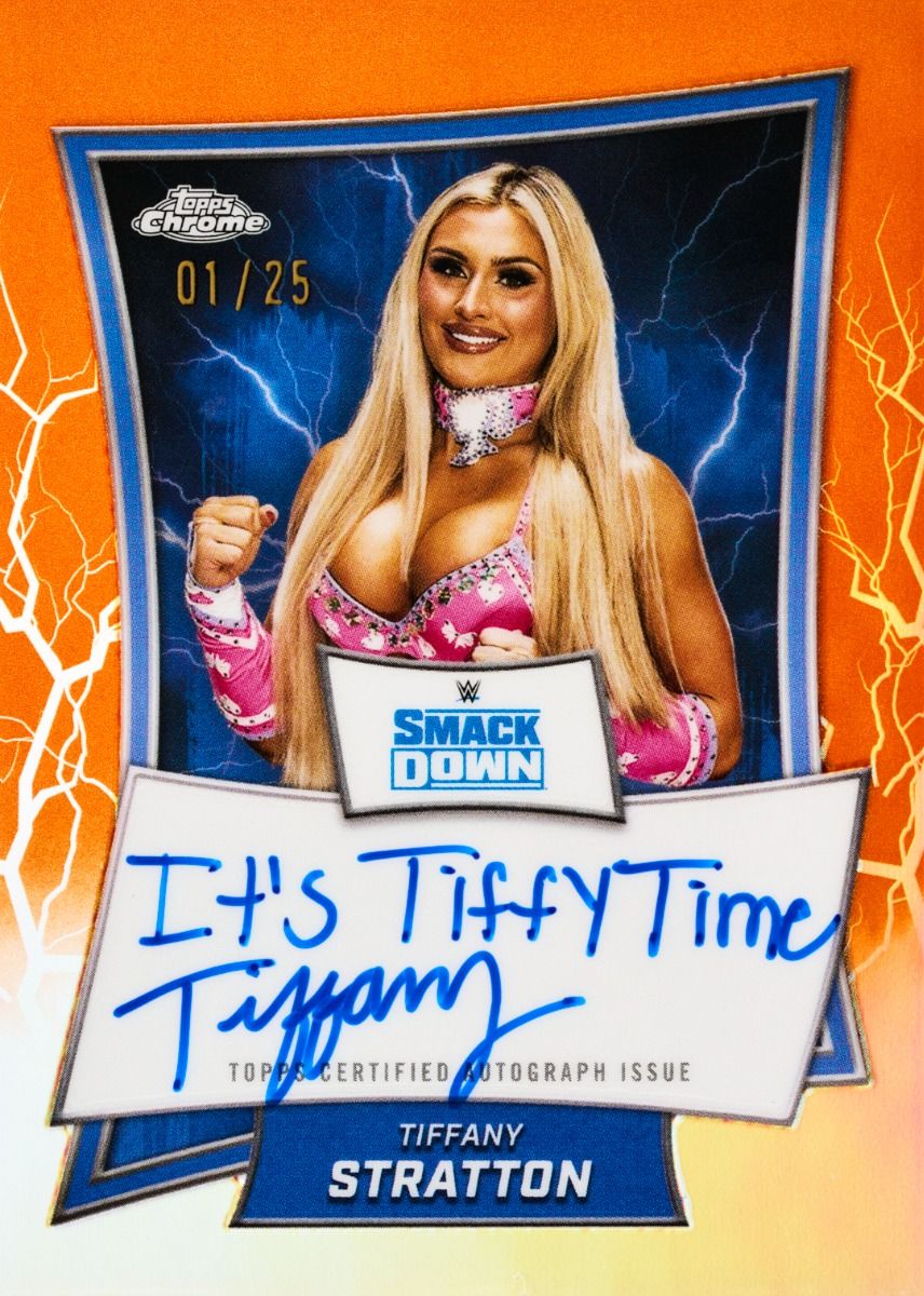 2025 Topps Chrome WWE Mega Box