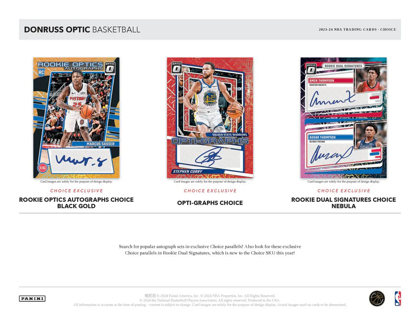 2023-24 Donruss Optic Choice Basketball Box