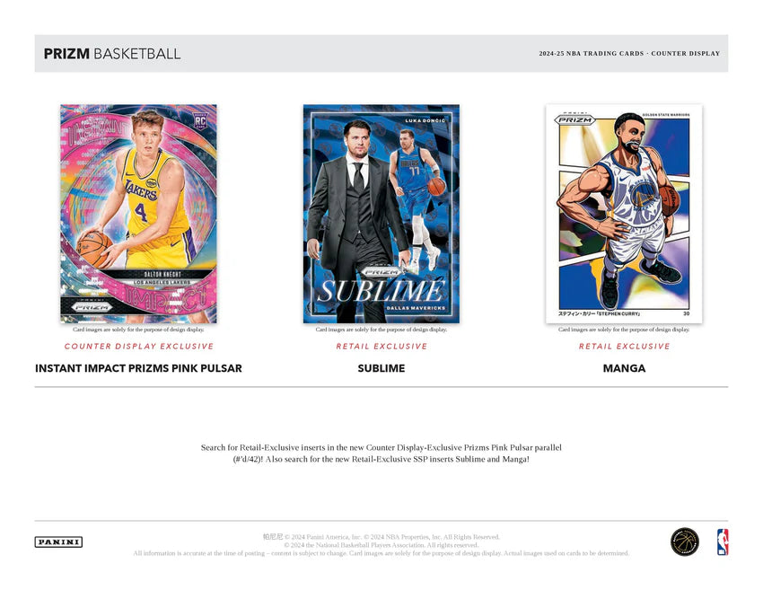 2024-25 Panini Prizm NBA Retail Box