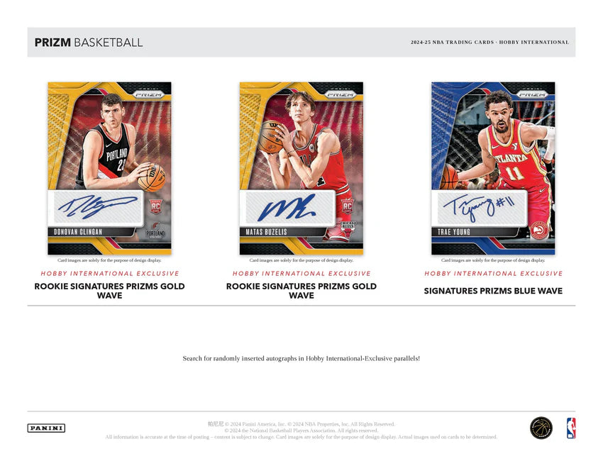 2024-25 Panini Prizm Basketball Hobby International Box