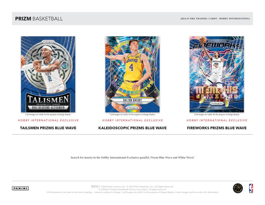2024-25 Panini Prizm Basketball Hobby International Box