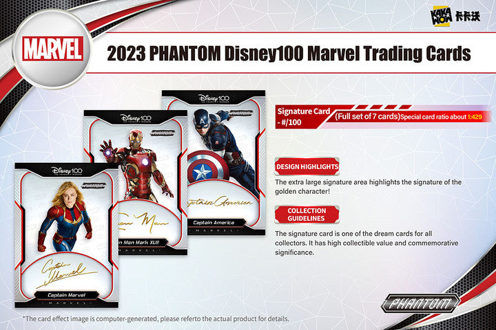 2023 Kakawow Disney 100 Phantom Marvel Hobby Box