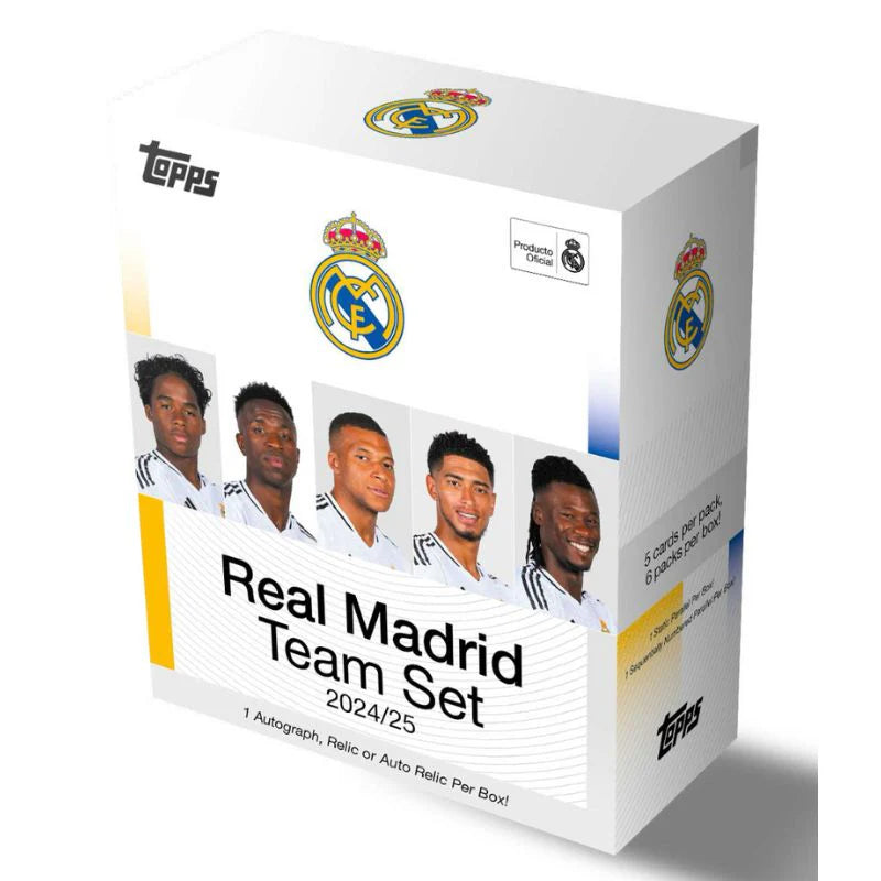 2024-25 Topps Real Madrid Team Set Box