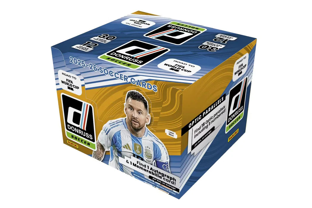 2025-26 Panini Donruss Road to FIFA World Cup Soccer Hobby Box