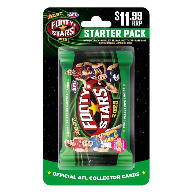 2025 AFL Footy Stars Starter Blister Pack