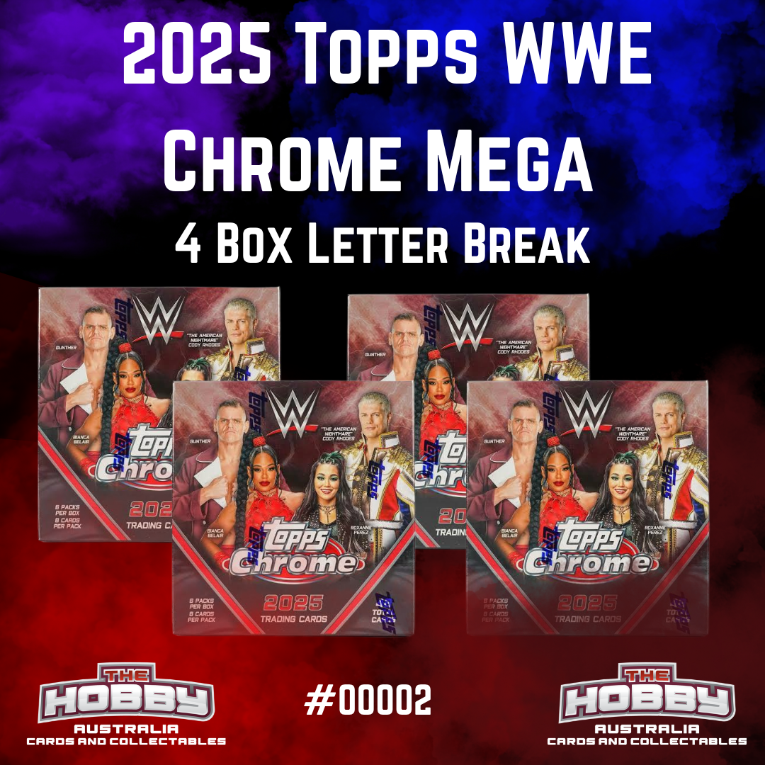 2025 Topps Chrome WWE Mega 4 Box Break - Break #00002