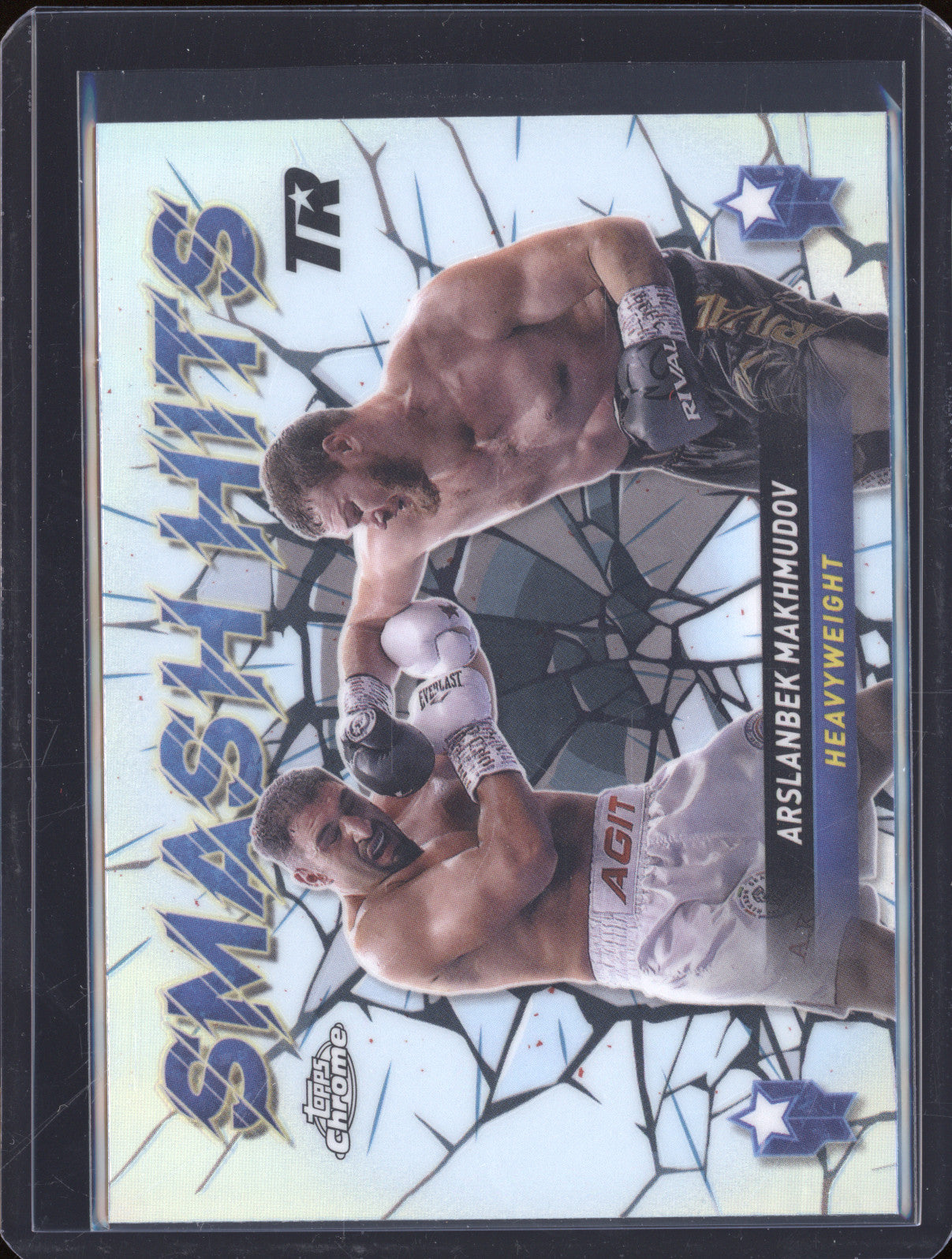 Arslanbek Makhmudov 2024 Topps Boxing Chrome SH-7 Smash Hits