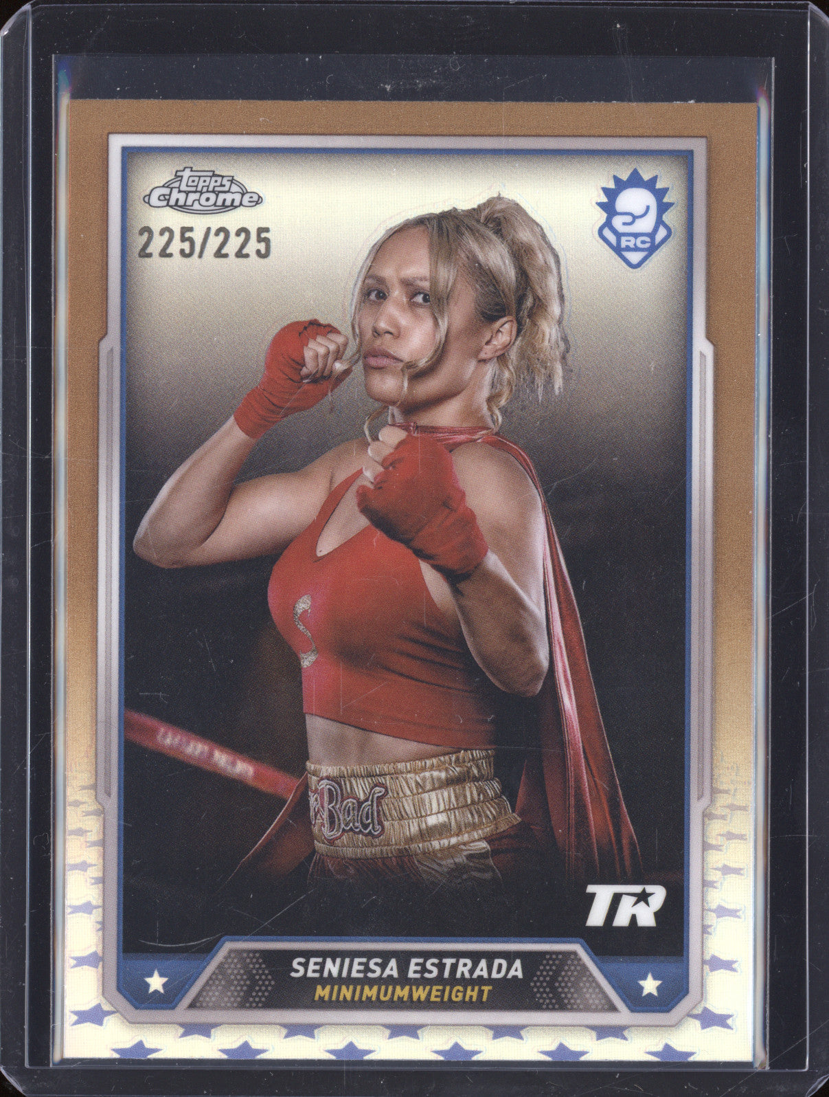 Seniesa Estrada 2024 Topps Boxing Chrome 3 Bronze Refractor RC 225/225