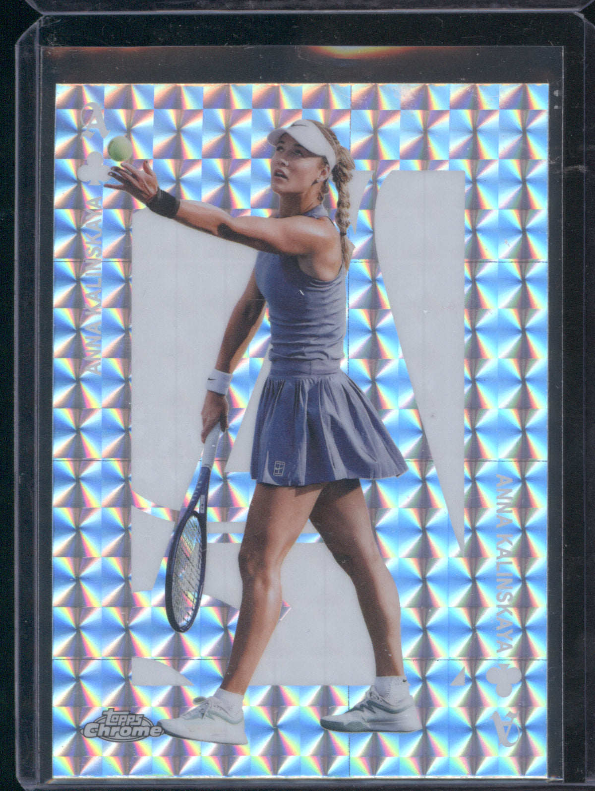 Anna Kalinskaya 2025 Topps Chrome Tennis #ACE-30 Aces Geometric Refractor
