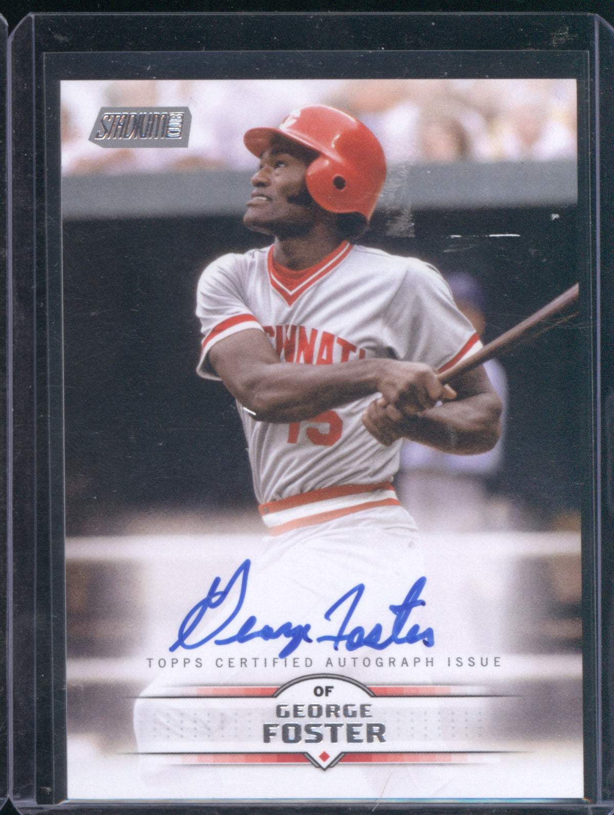 George Foster 2025 Topps Stadium Club Auto