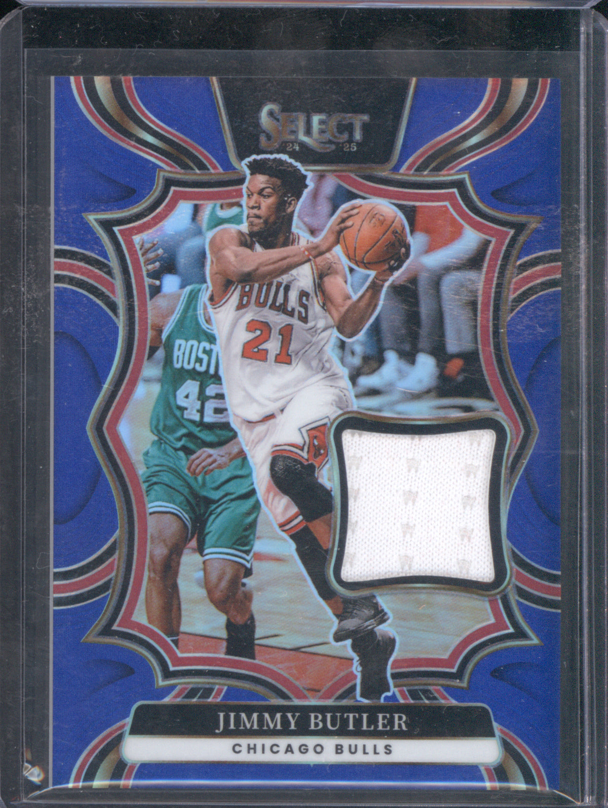 Jimmy Butler 2024 Panini Select Throwback Memorabilia Blue 40/75