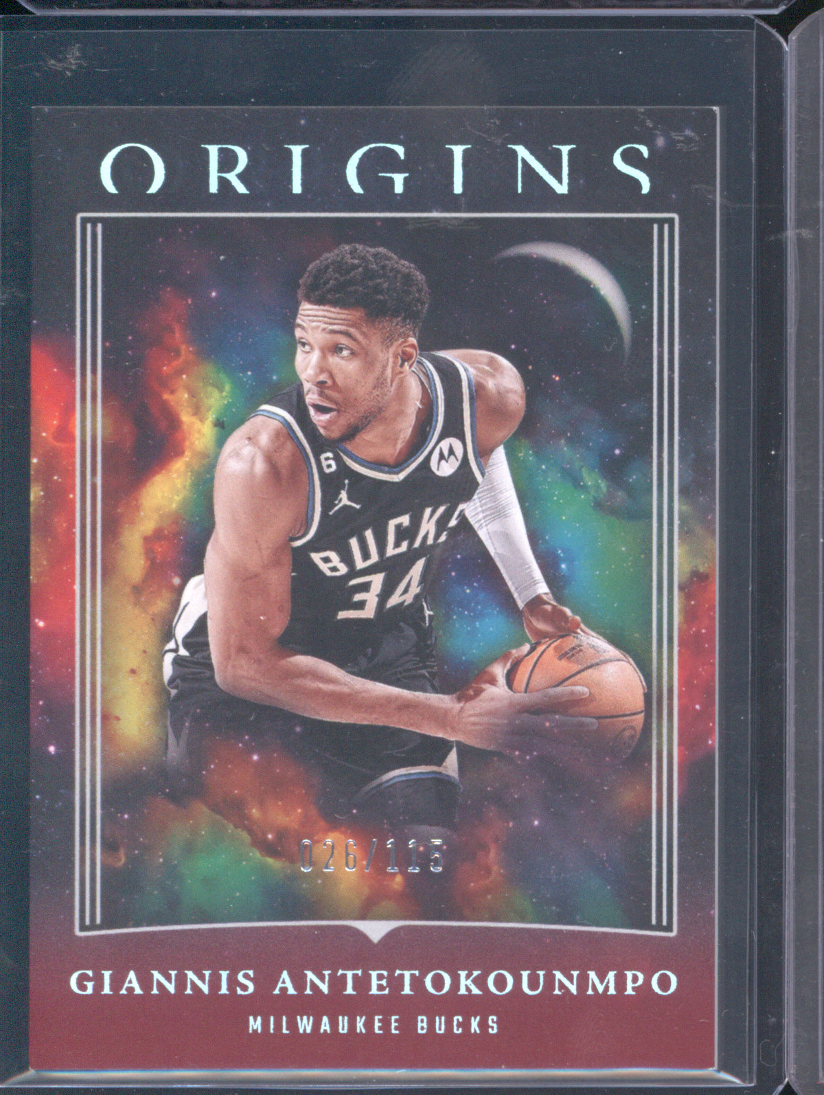 Giannis Antetokounmpo 2023 Panini Origins #43 Red 21/115
