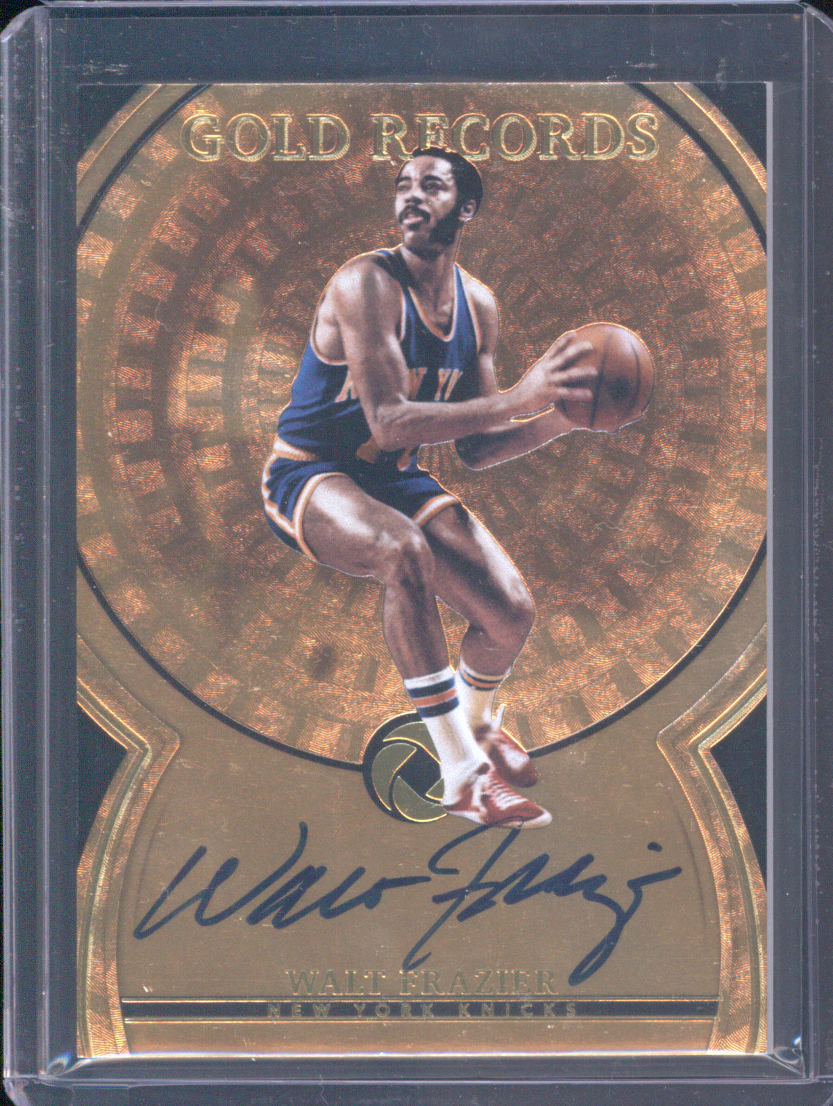 Walt Frazier 2017 Panini Opulence Gold Records Auto /49