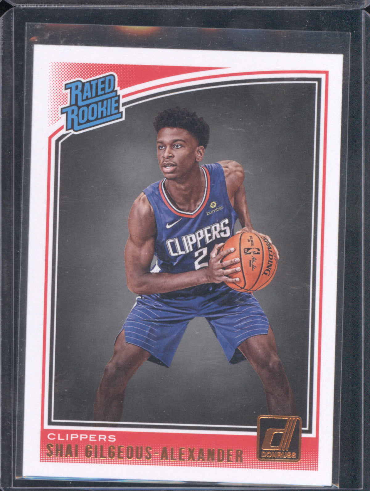 Shai Gilgeous-Alexander 2018 Donruss #162 Rated Rookie RC