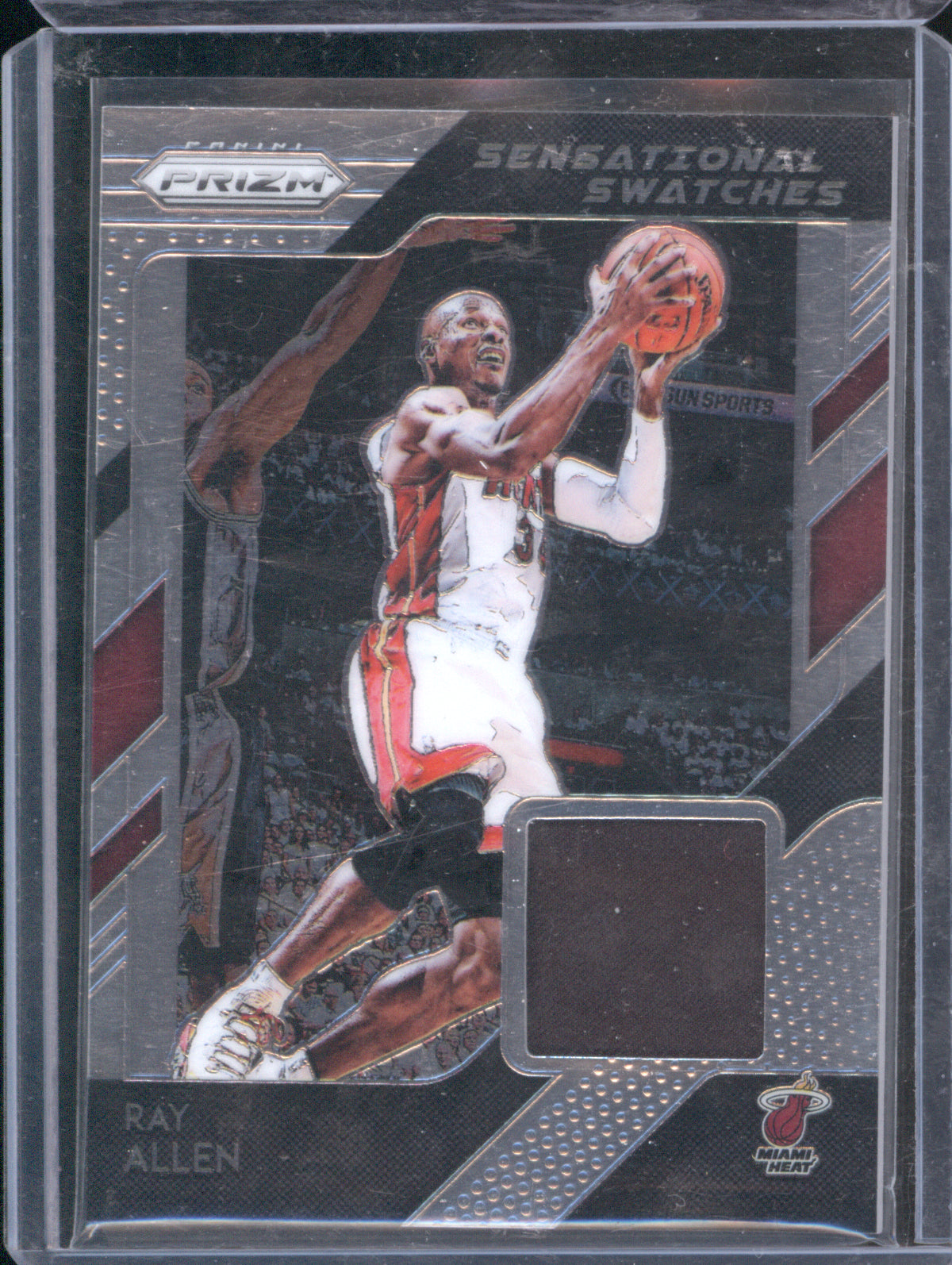 Ray Allen 2018 Panini Prizm 10 Sensational Swatches