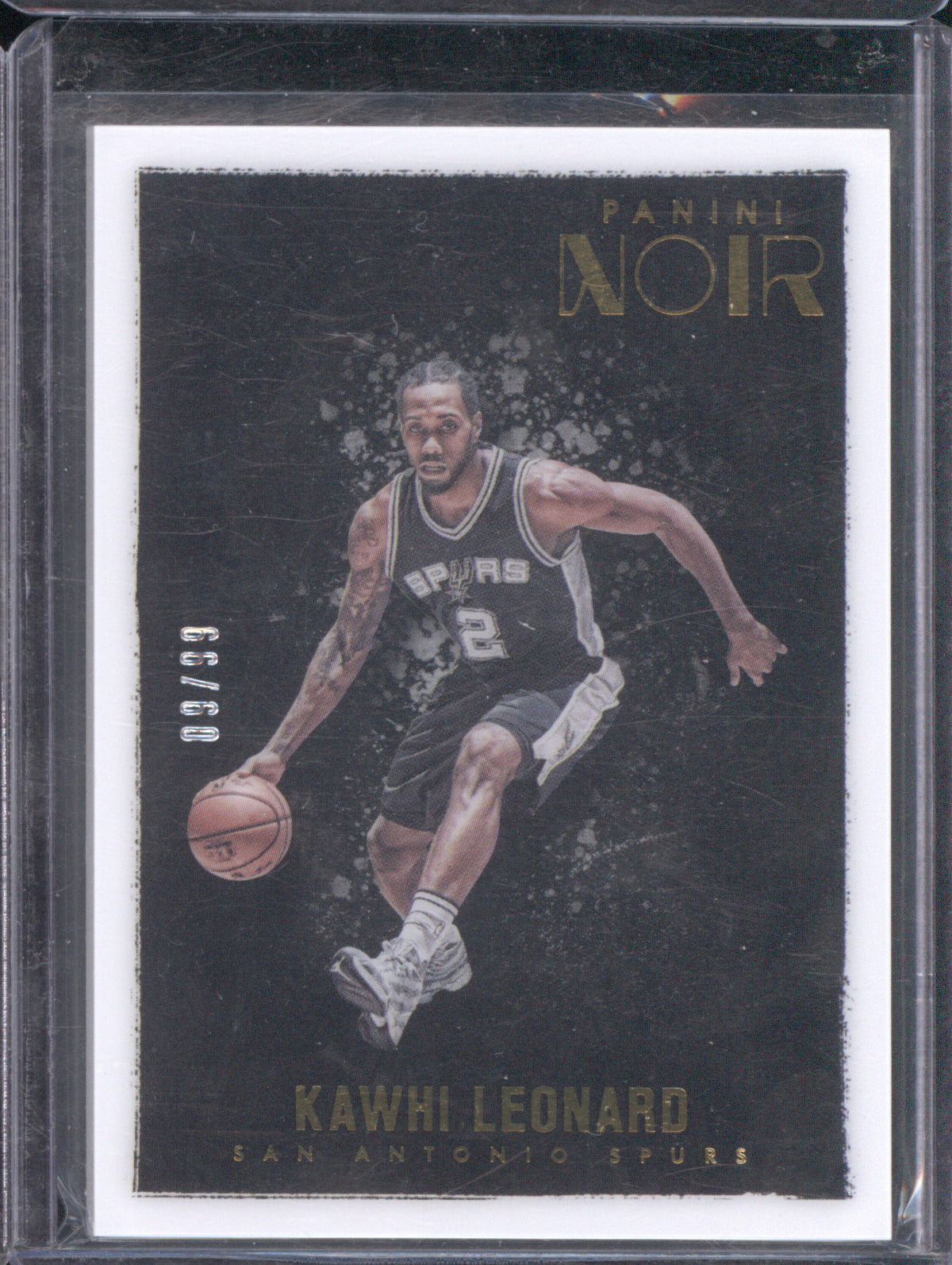 Kawhi Leonard 2015 Panini Noir 134 Base 09/99