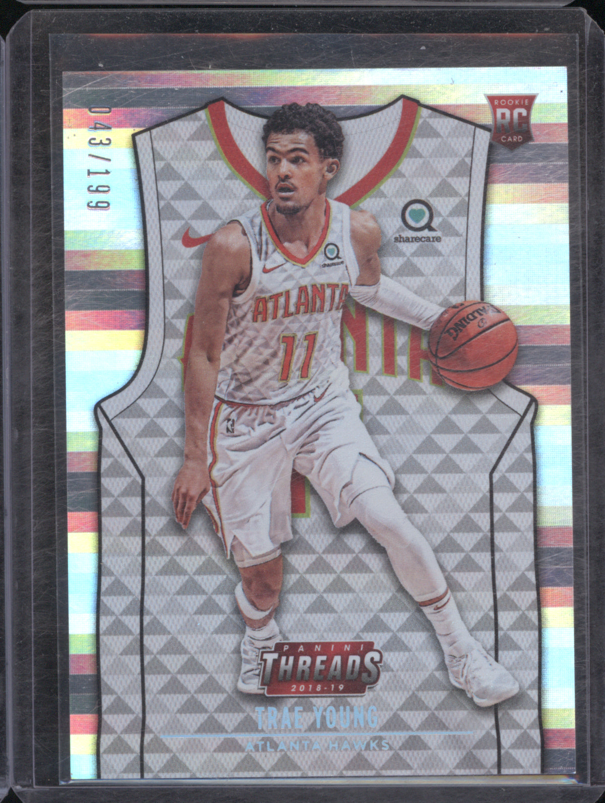 Trae Young 2018 Panini Threads Premium Rookies 43/199