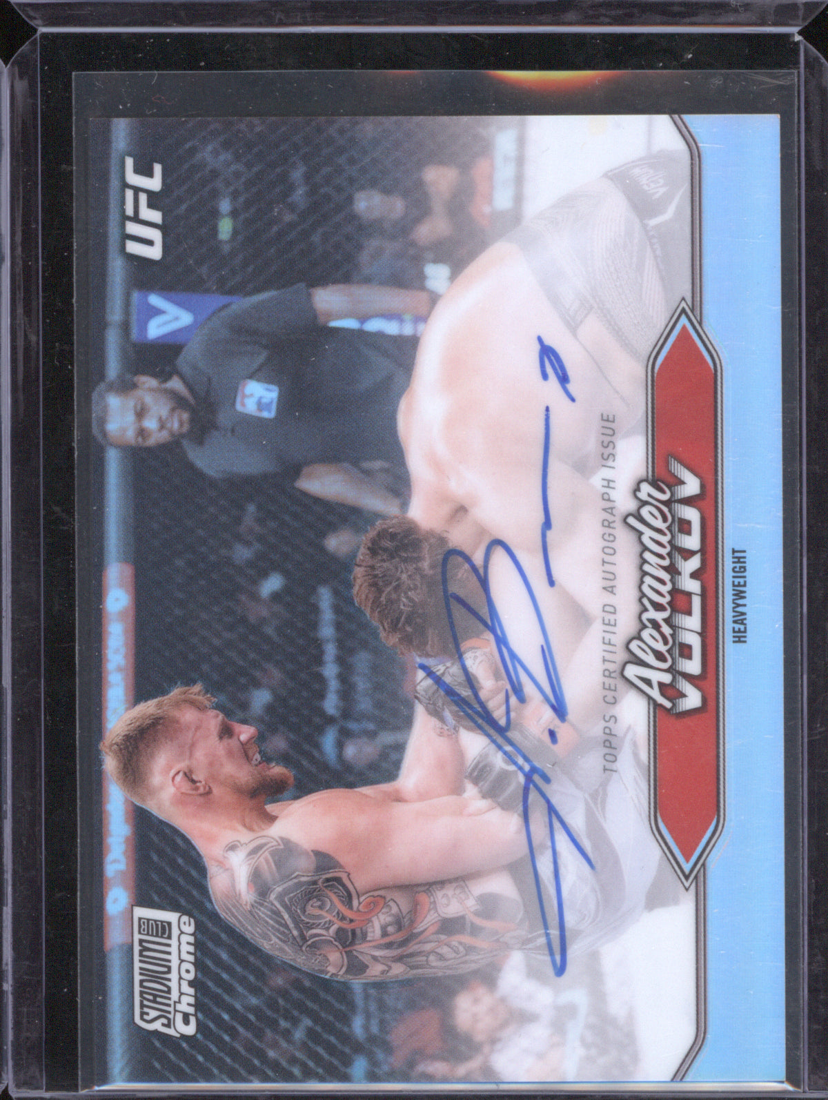 Alexander Volkov 2025 UFC Topps Stadium Club CAS-AVV Chrome Autographs