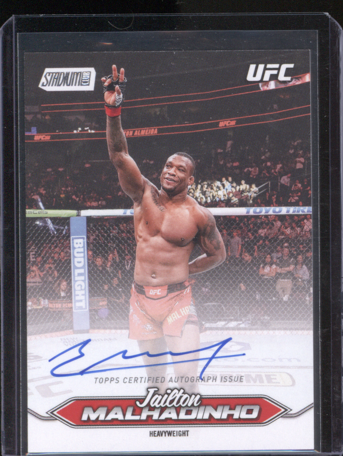 Jailton Malhadinho 2025 UFC Topps Stadium Club BCA-JMA Base Autographs