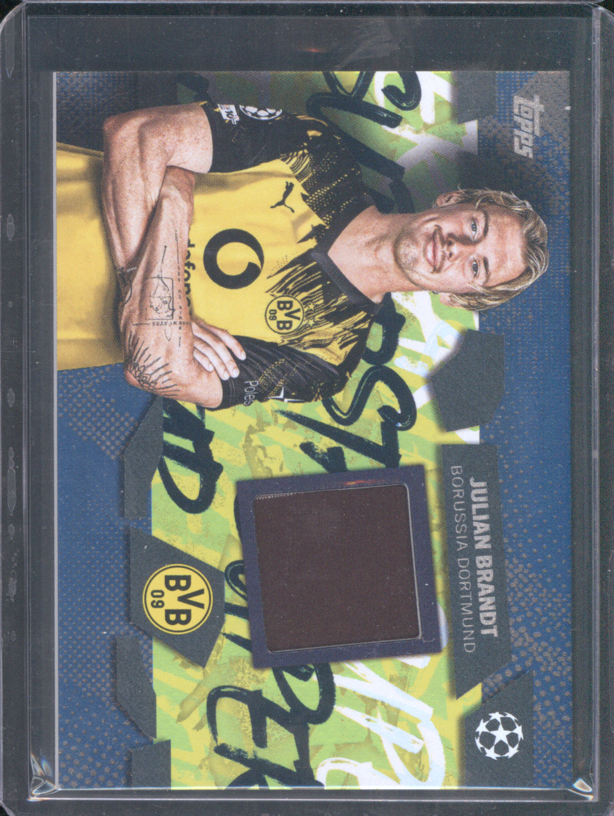 Julian Brandt 2025 Topps UEFA Club Competitions #TSR-BR Superstar Relic