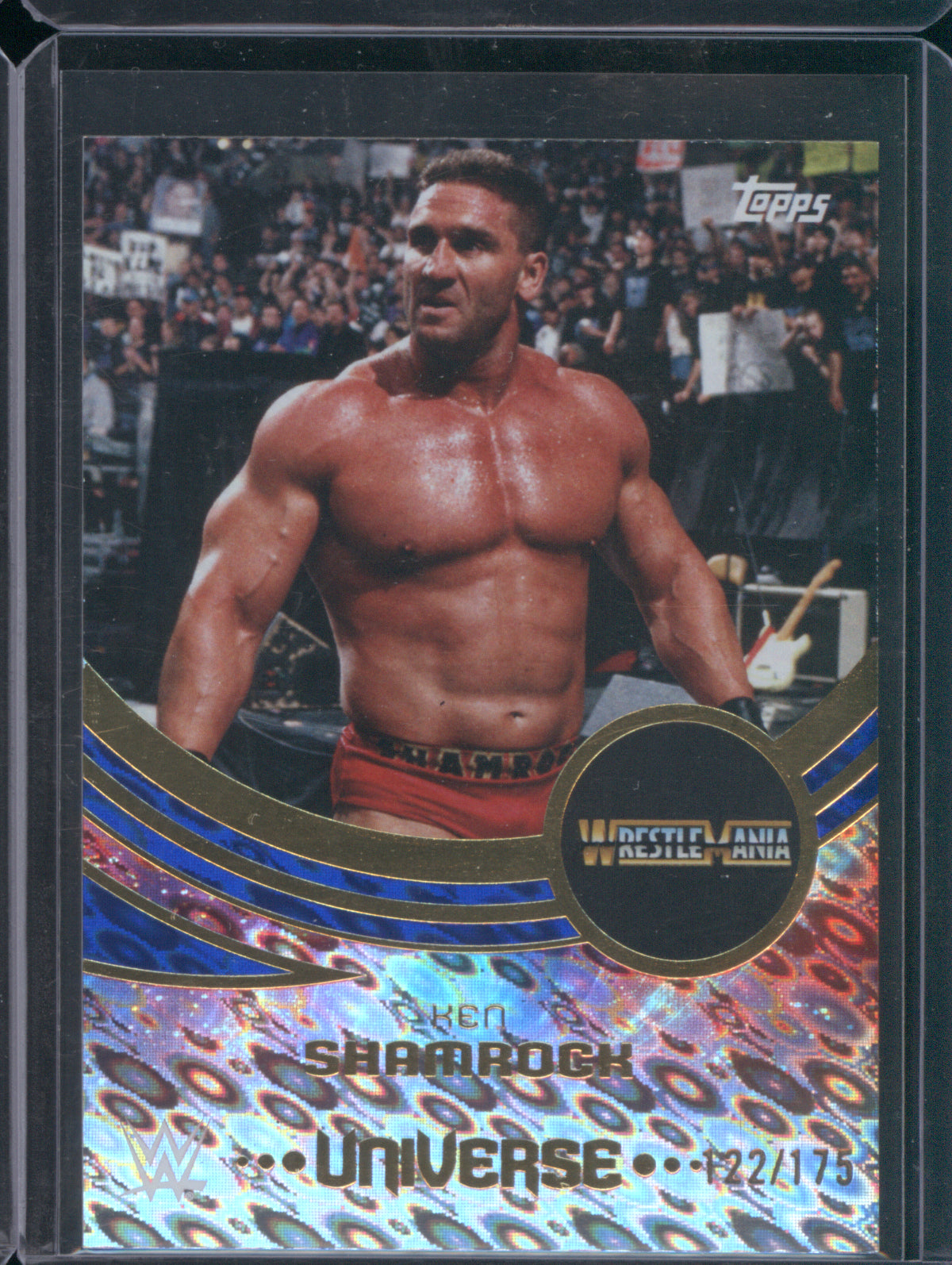 Ken Shamrock 2025 Topps WWE Universe #223 Blue Pulse /175