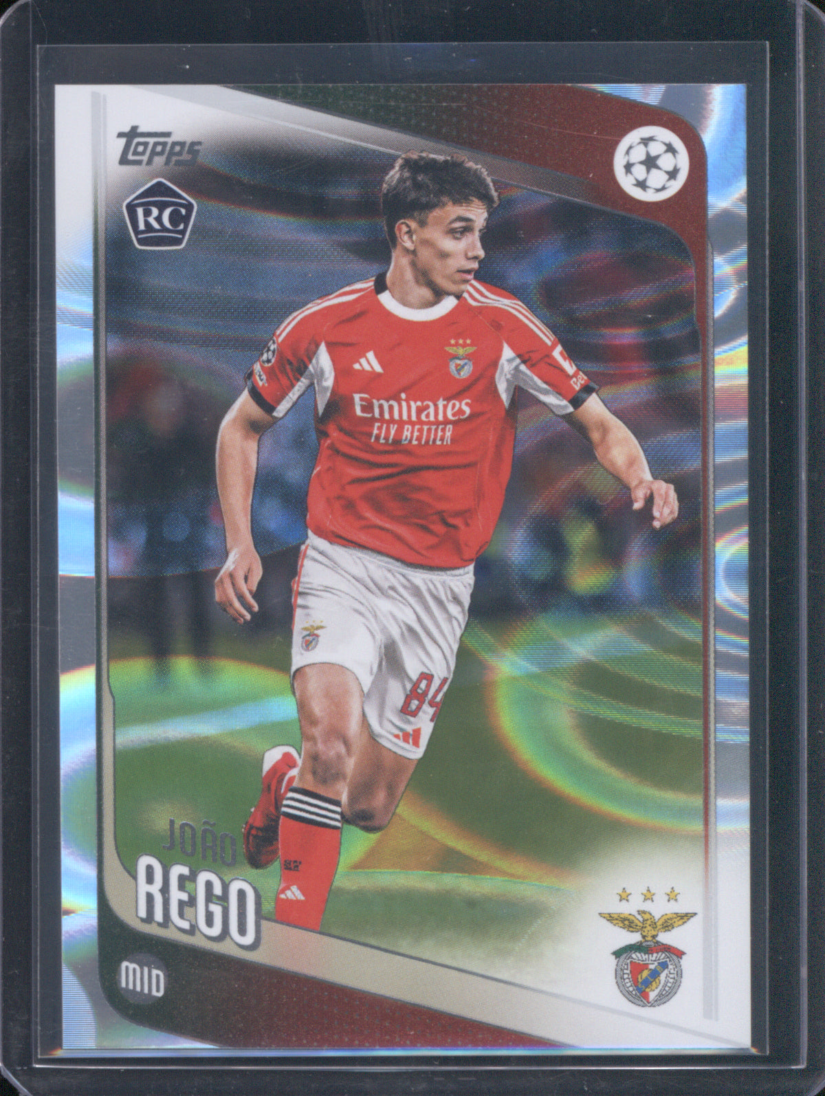 João Rego 2025 Topps UEFA Club Competitions #168 Raindrops RC