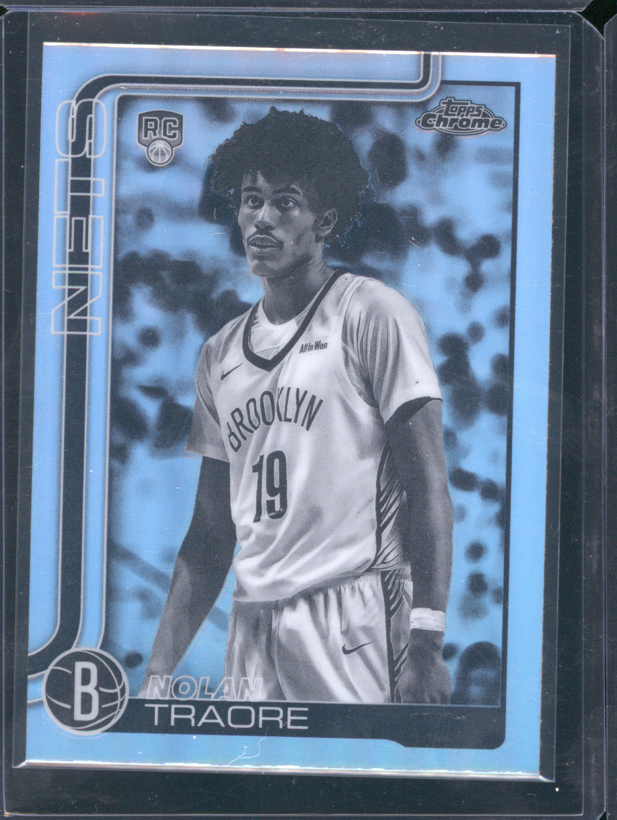 2025-26 Topps Chrome 269 Nolan Traore Negative Refractor RC
