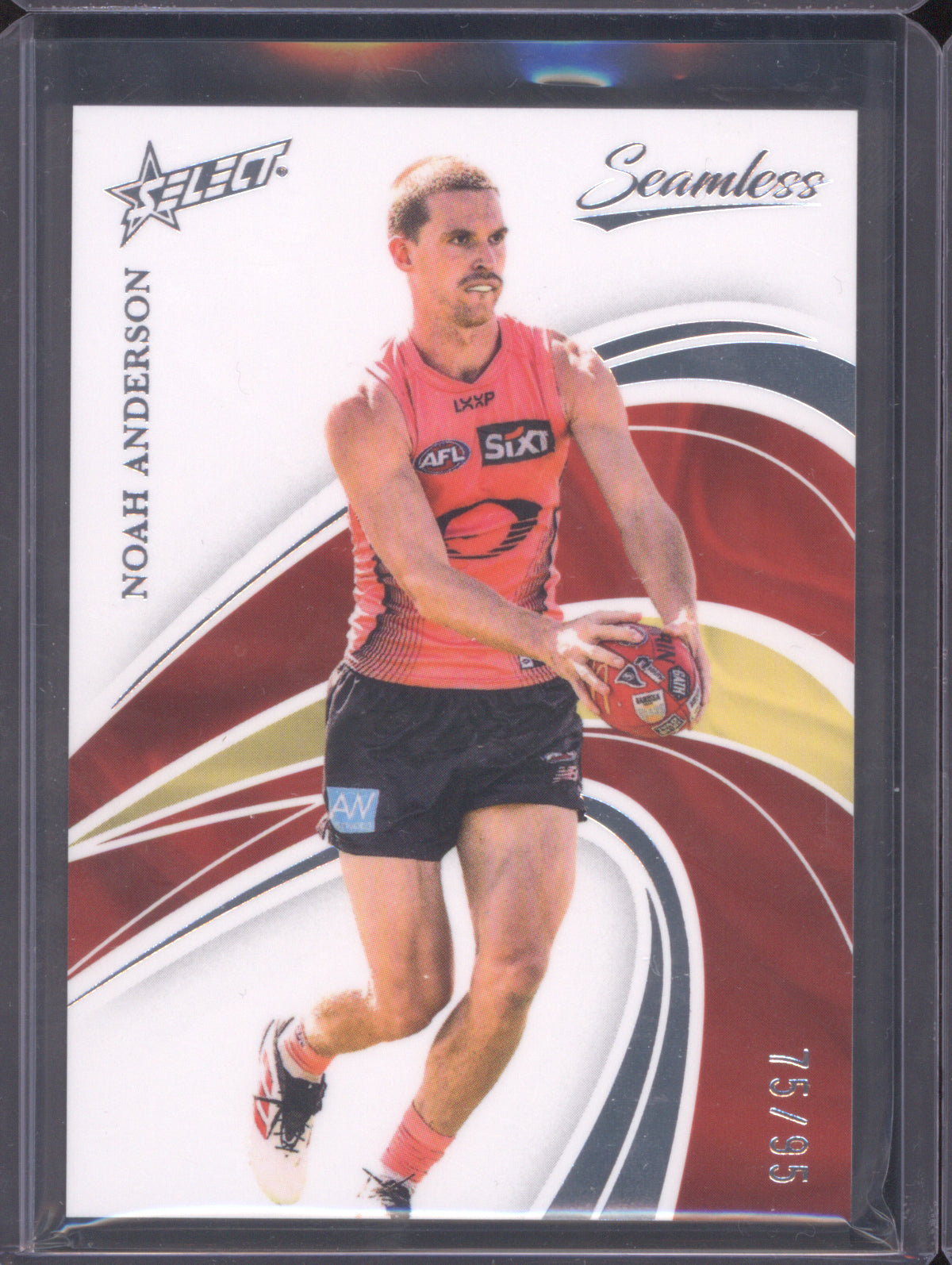 2025 AFL Select Seamless Base Noah Anderson Gold Coast Suns 75/95