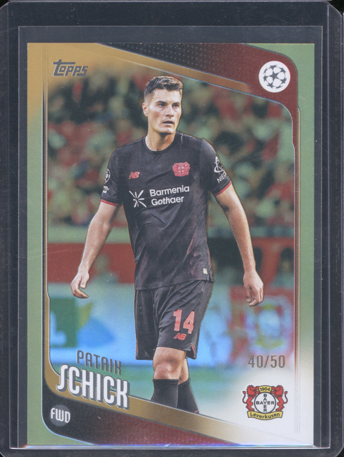 Patrik Schick 2025 Topps UEFA Club Competitions #153 Gold Foil /50