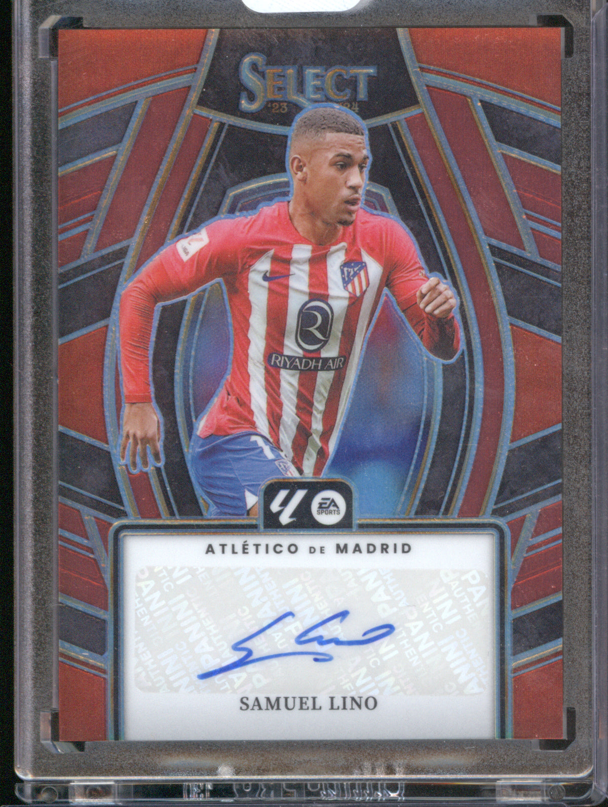 Samuel Lino 2023-24 Panini Laliga Select #SE-SL Signatures Red Prizm