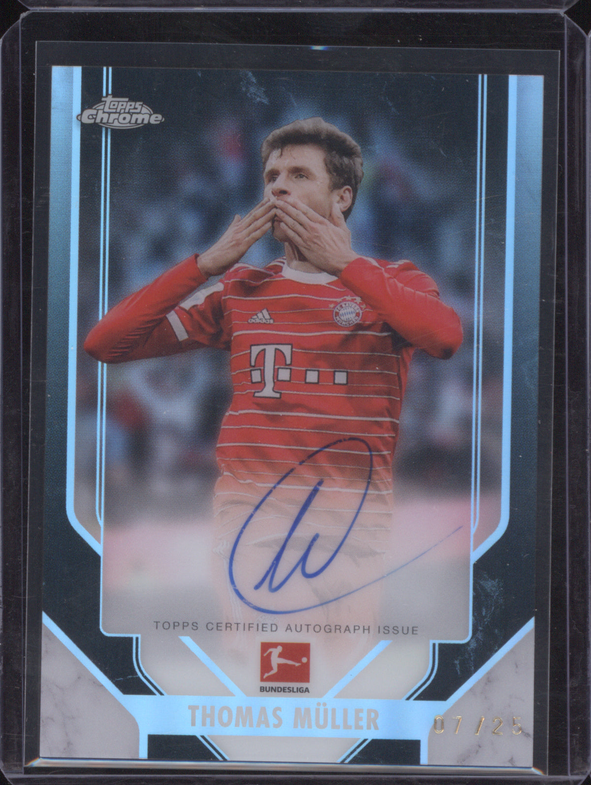 2025-26 Topps Chrome Bundesliga Thomas Muller Superior Signatures 07/25