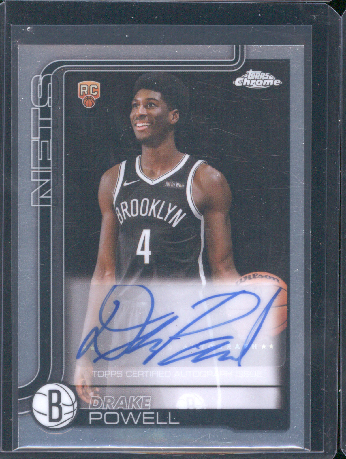 2025 Topps Chrome TCAR-DP Drake Powell Autograph Base RC