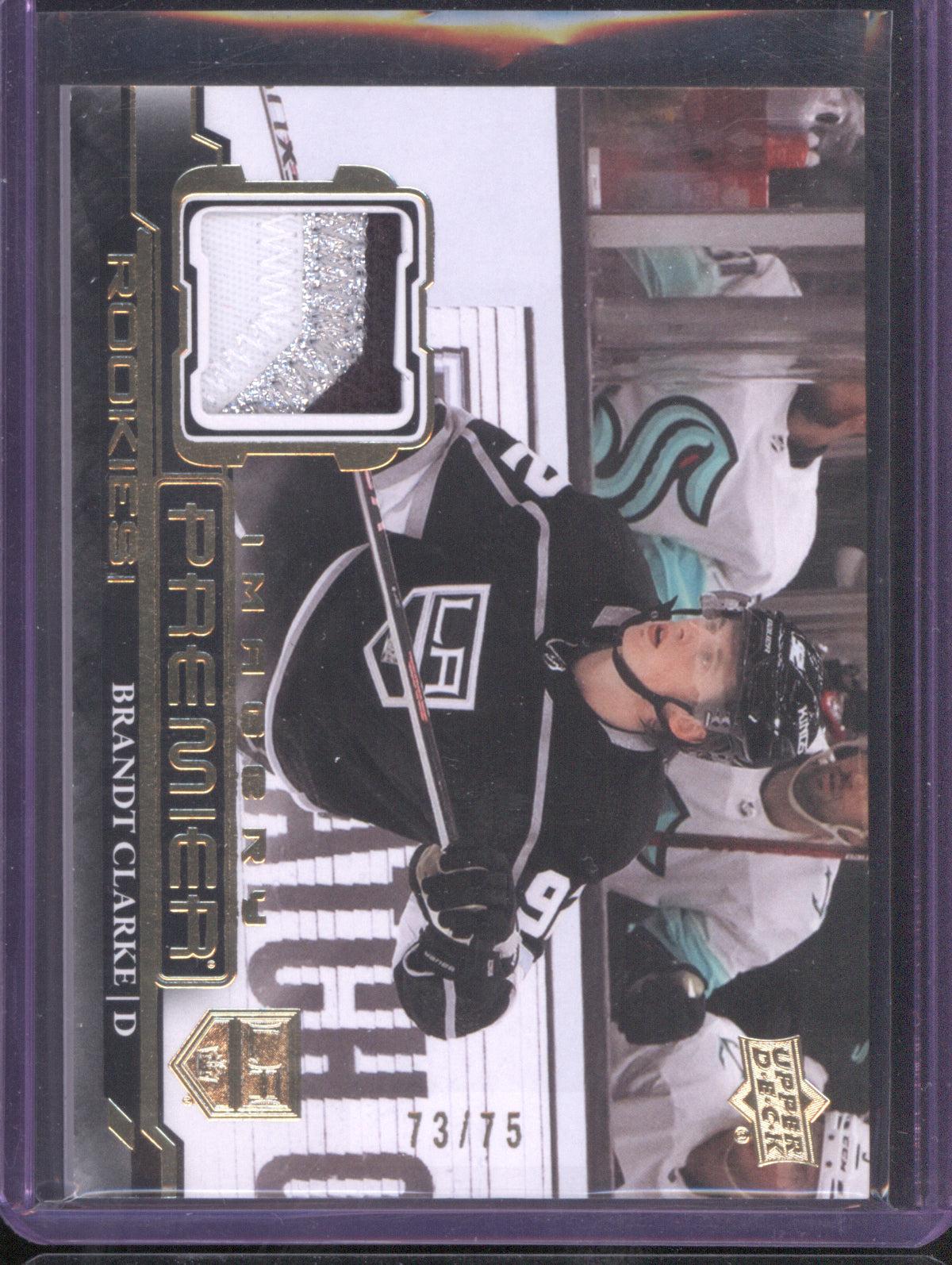 Brandt Clarke 2022 Upper Deck Premier #PDJR-BC Imagery Rookies /75