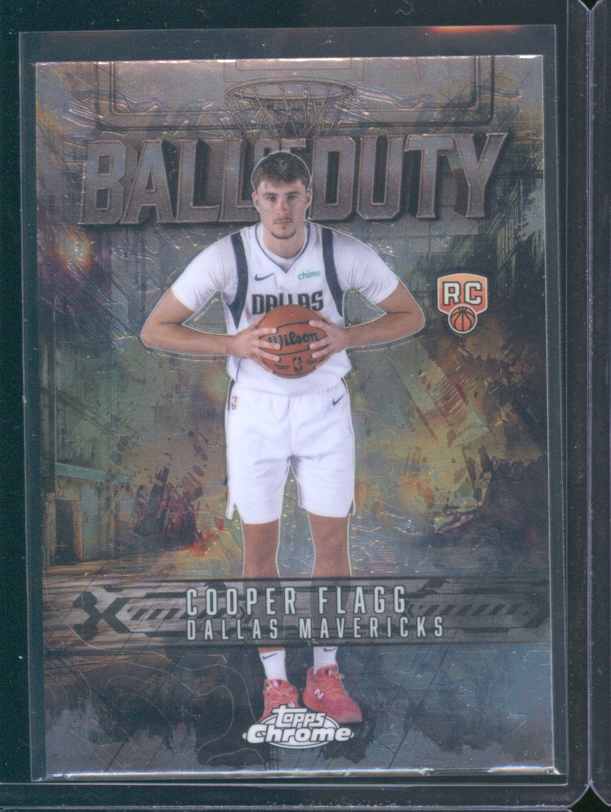 2025 Topps Chrome BD-21 Cooper Flagg Ball Of Duty RC
