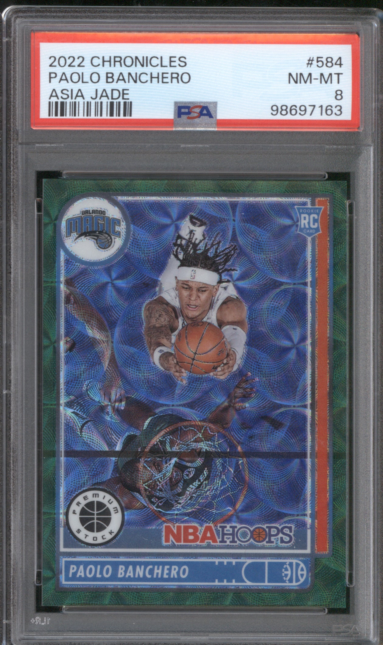 Paolo Banchero 2022 Panini Chronicles #584 Asia Jade 09/18
