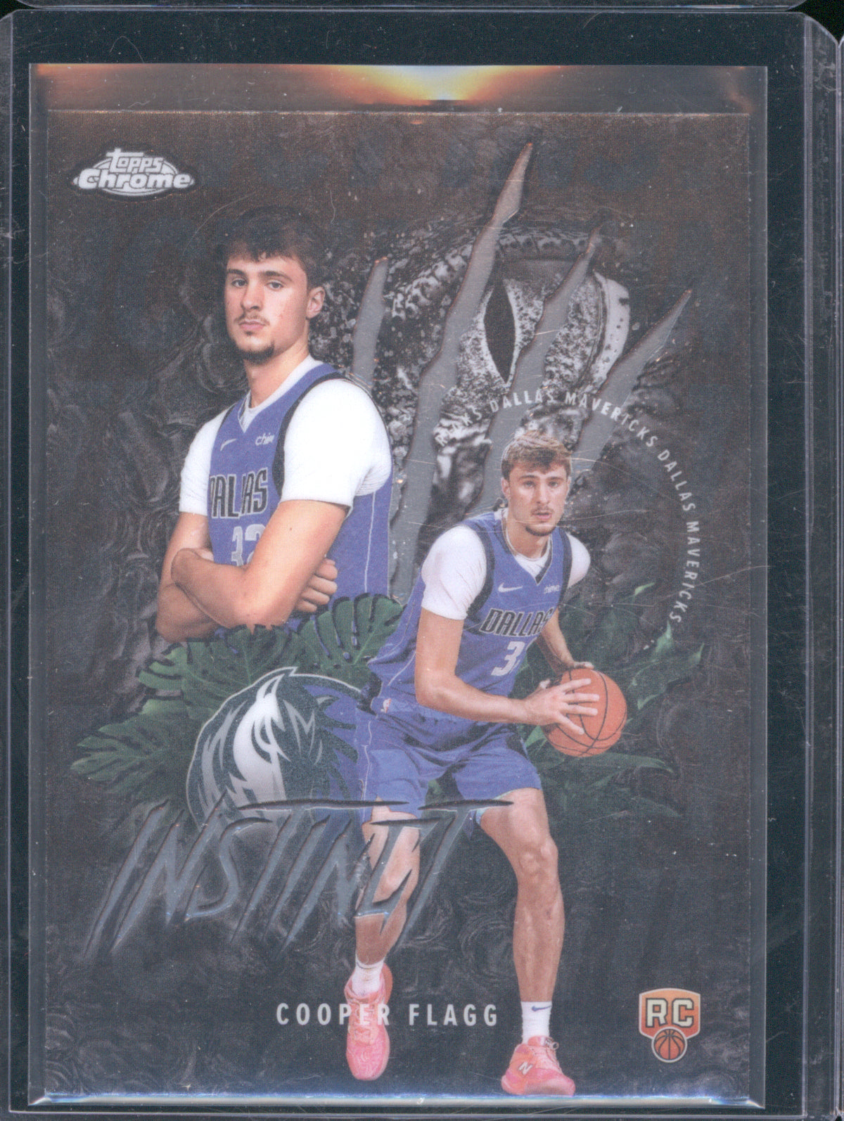 2025 Topps Chrome INS-11 Cooper Flagg Instinct RC