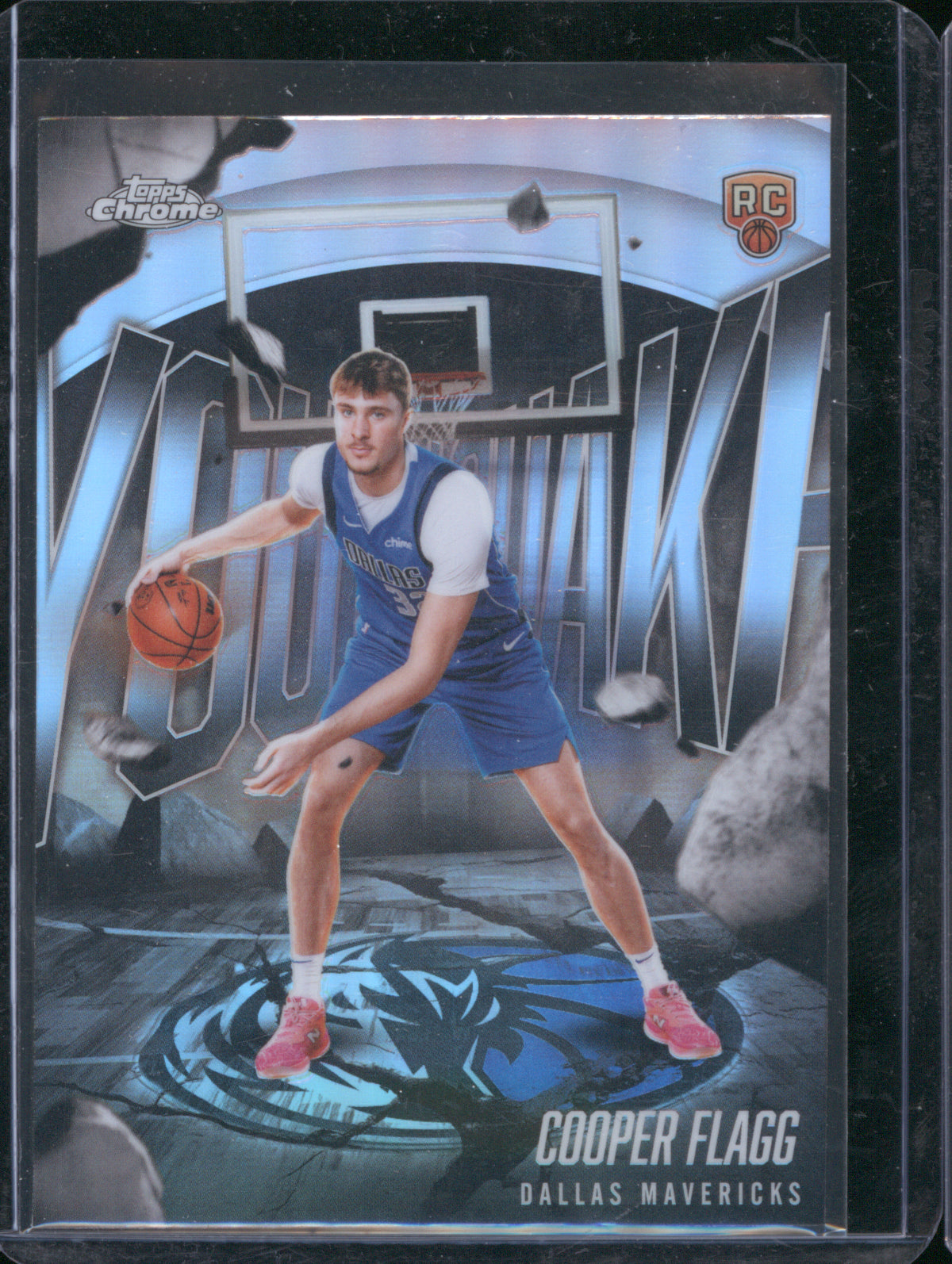 2025 Topps Chrome YQ-1 Cooper Flagg Youthquake Refractor RC
