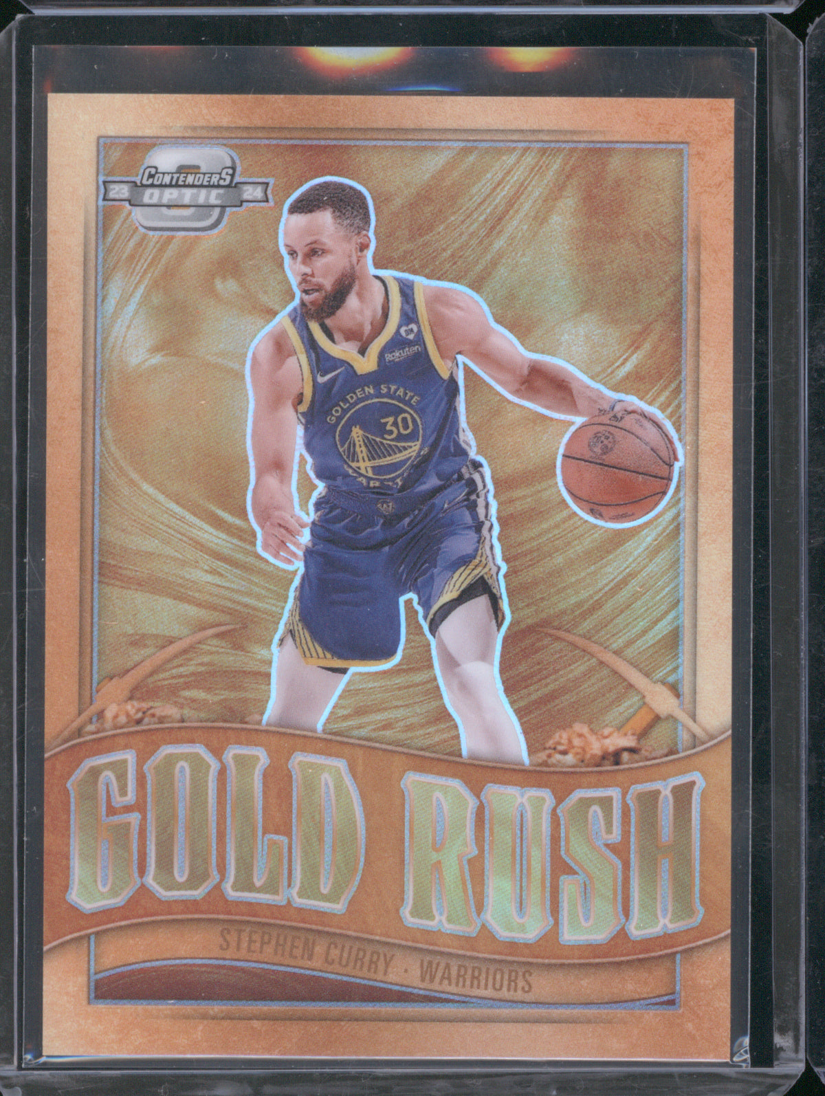 2023 Panini Contenders Optic Stephen Curry Gold Rush