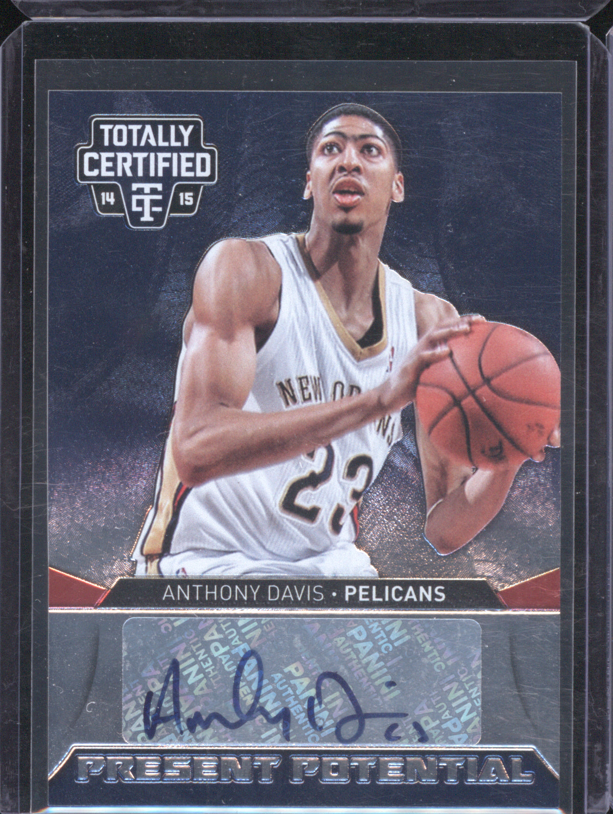 Anthony Davis 2014-15 Panini Totally Certified PPS-AD Present Potential Auto