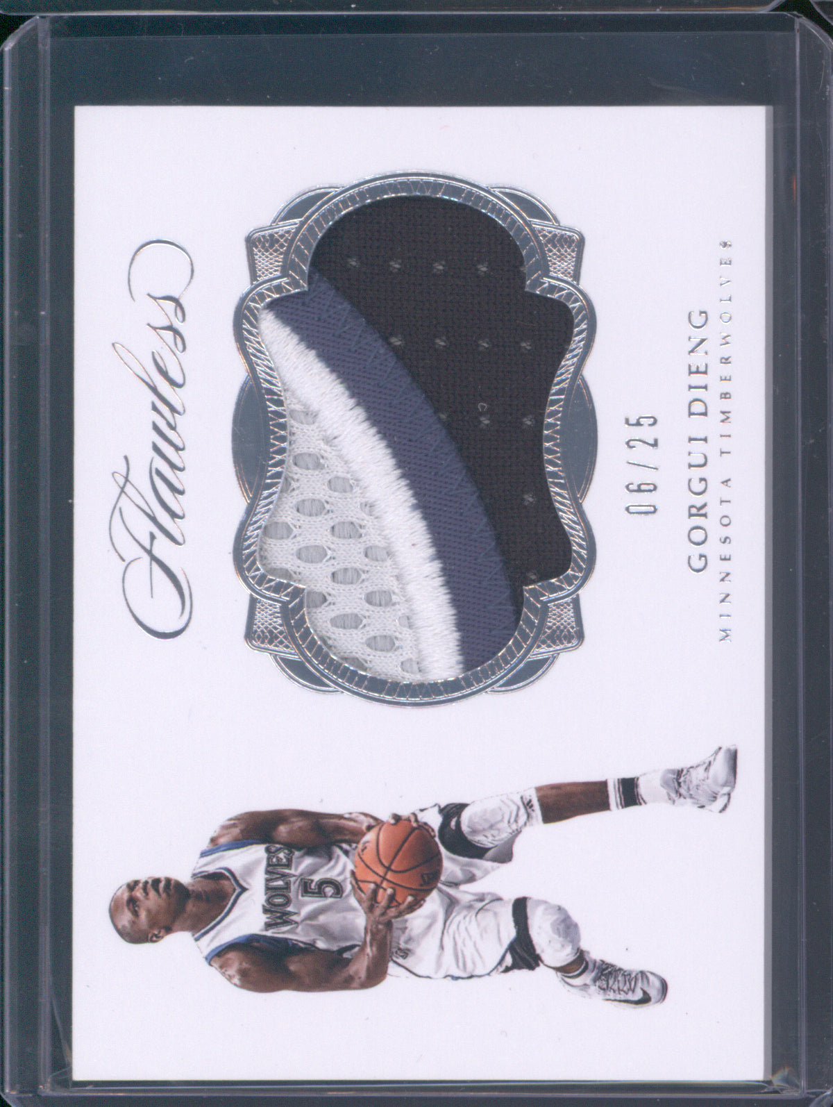 2016 Panini Flawless Basketball P-GDN Patch Gorgui Dieng 06/25