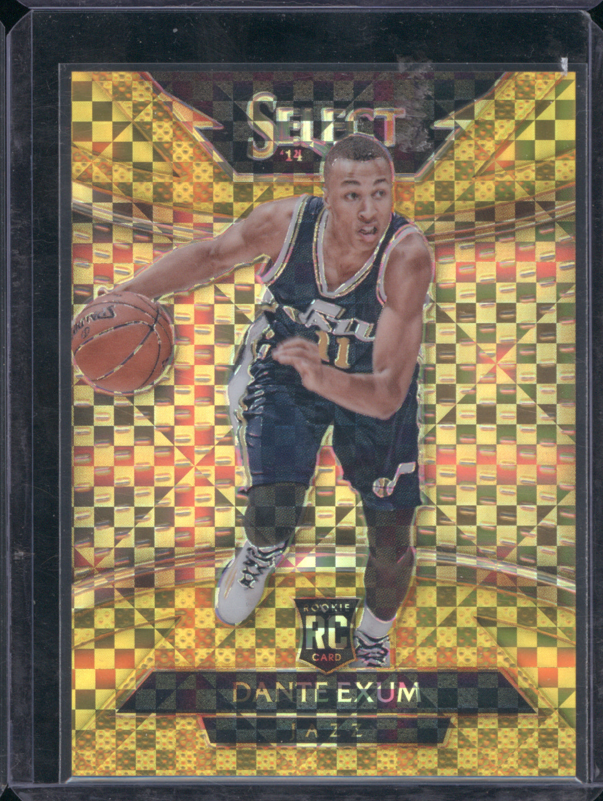 Dante Exum 2014 Panini Select #297 Gold Courtside 02/10