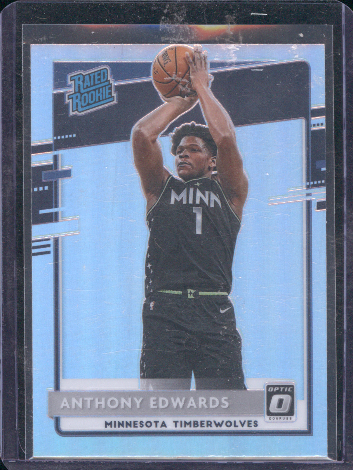 Anthony Edwards 2020 Donruss Optic #151 RC Holo