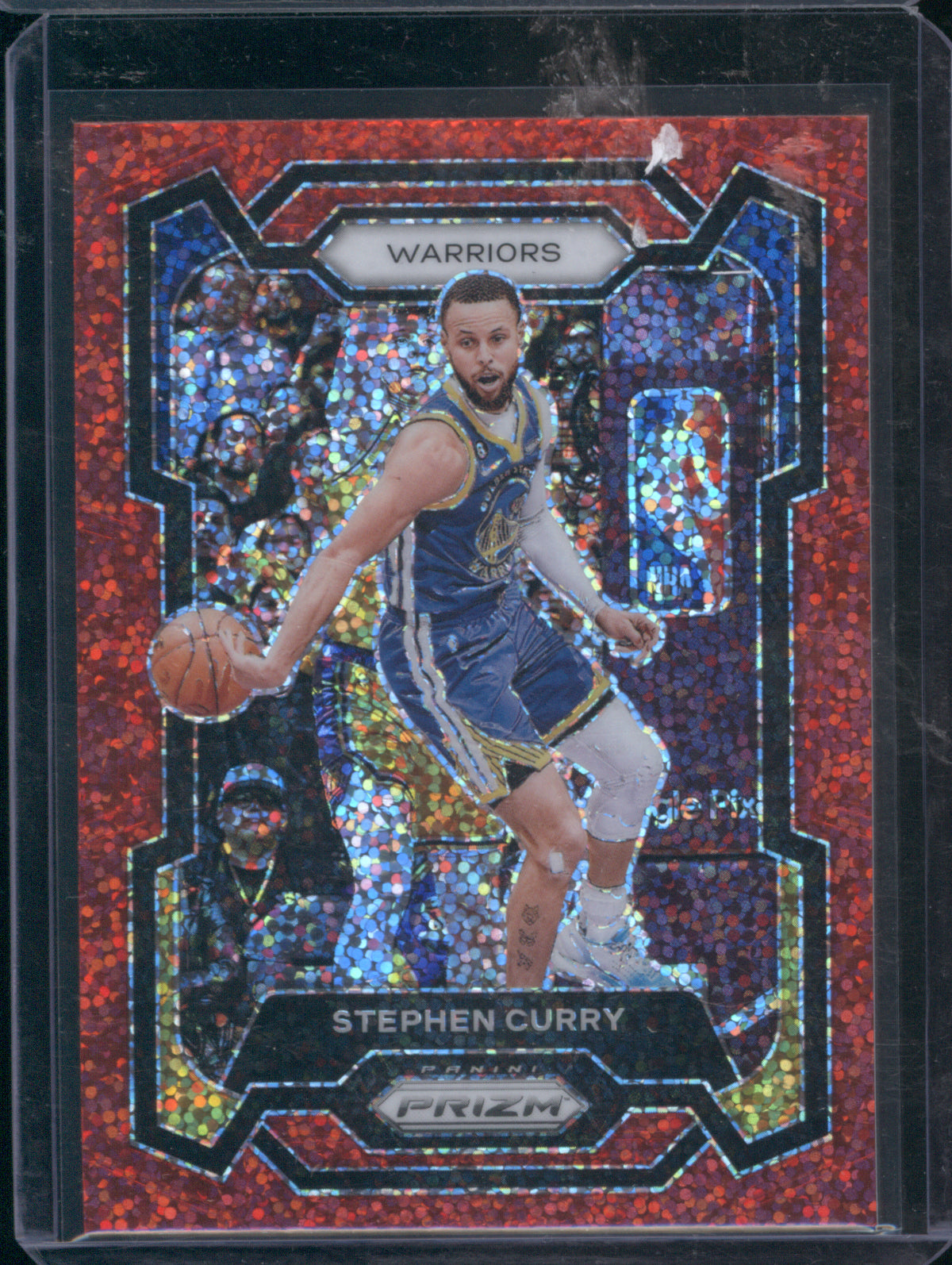 Stephen Curry 2023 Panini Prizm #119 Red Sparkle