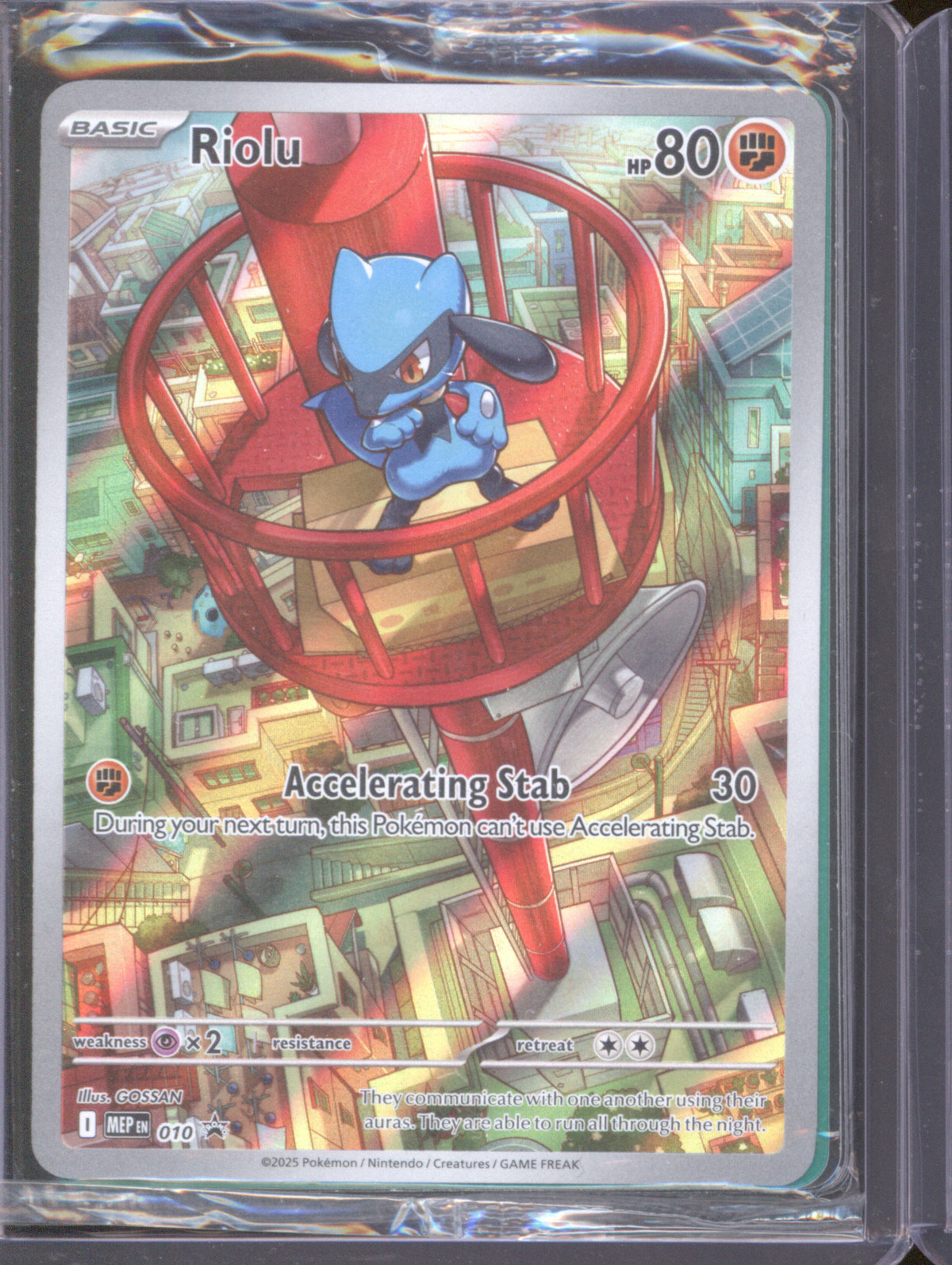 Riolu 2025 Pokemon Mega Evolutions Promo MEP 010 ETB Promo